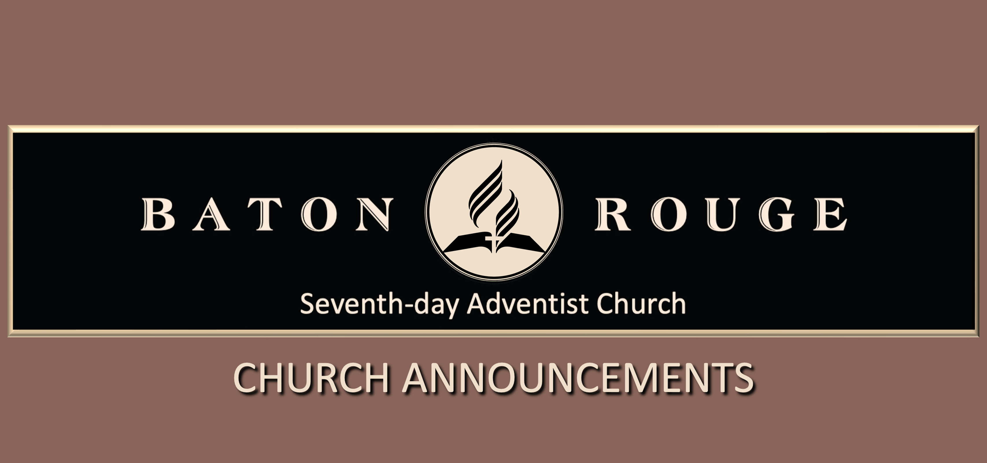 Church Announcements